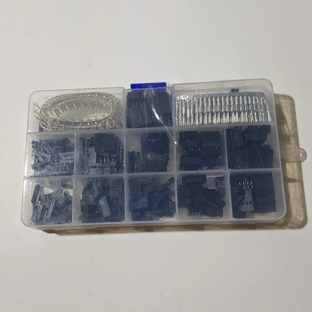 620pcs 2.54mm pitch 1/2/3/4/5/6 pin JST SM housing dupont connector kit (12)